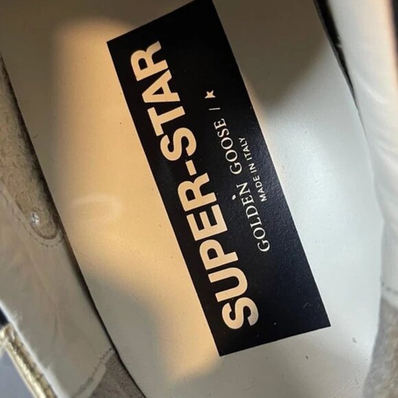 Golden Goose Superstar Black Leopard Leather Low Top Sneakers Women's 39 EU/9 US - Picture 7 of 12